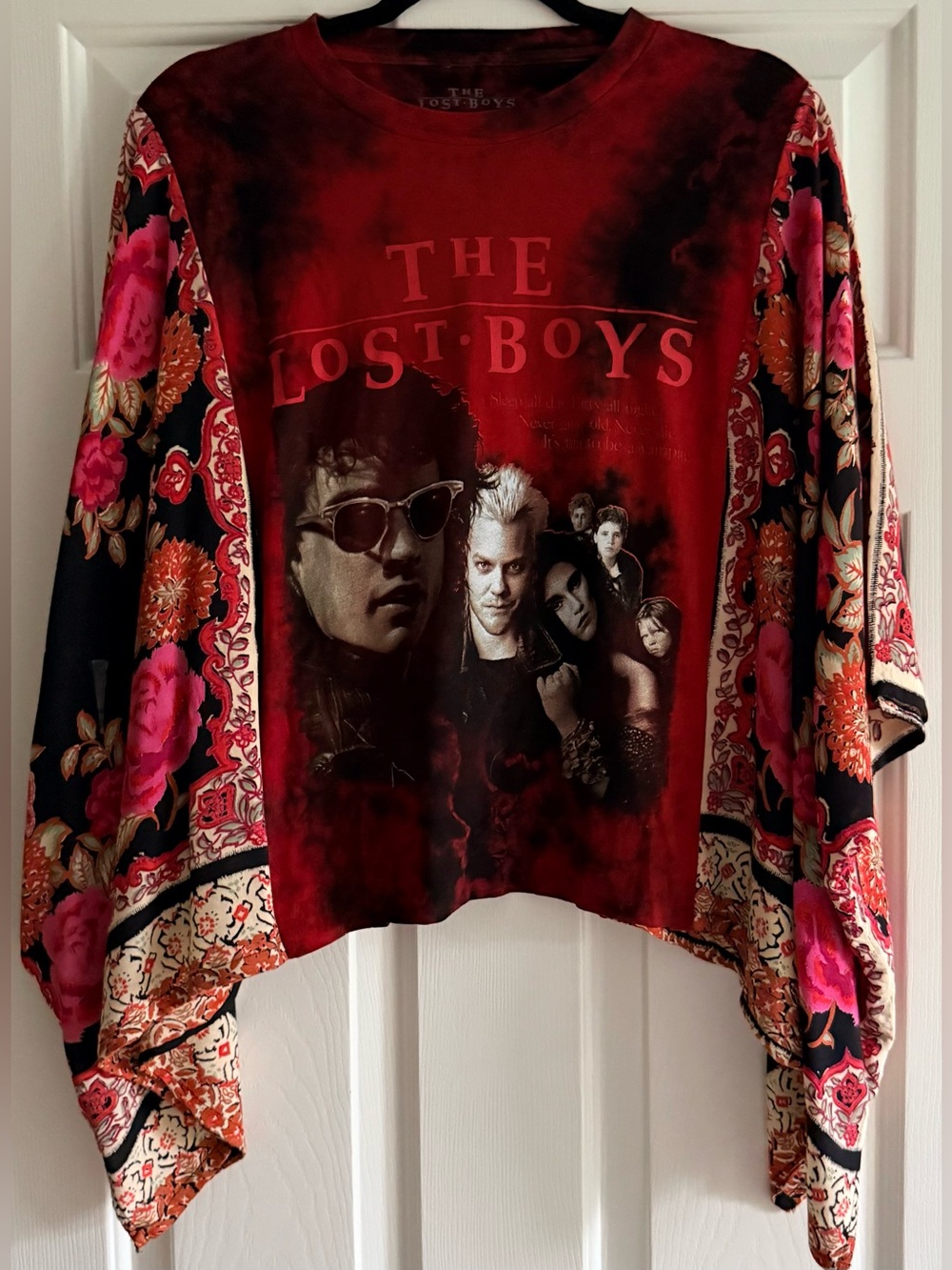Upcycled Custom THE LOST BOYS Poncho Top OSFM